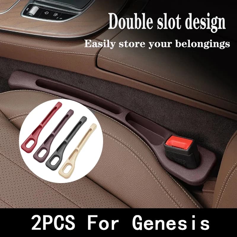 Riempitore per seggiolino auto tra fessure del sedile Accessori per la decorazione di interni 2 pezzi per Genesis G80 GV70 GV80 GV60 G70 Essentia G90 X
