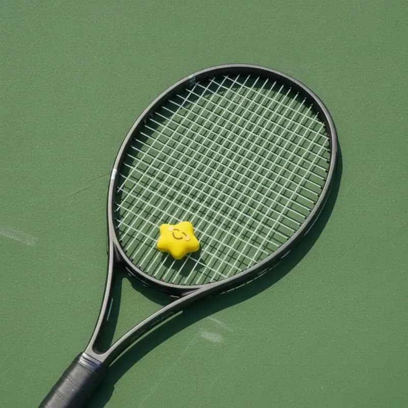Star Design Silicone Tennis Racket Shock Absorber Vibration Reduction Multicolor for Competitive Tennis Matches