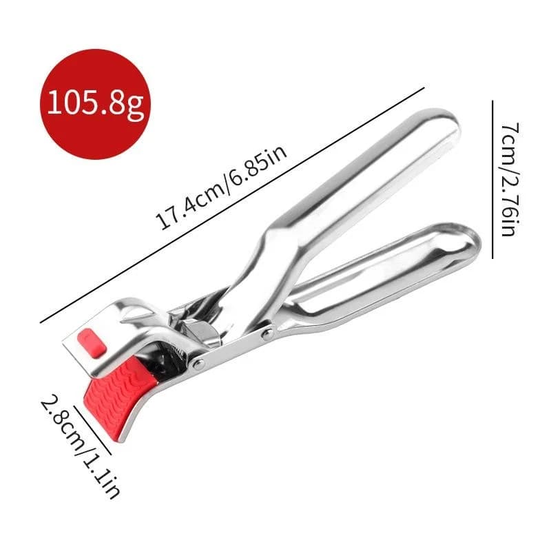 Clip for hot plates, anti-coating bowl clip, ergonomic bowl clamp, pot holder, for pans, air fryers, vaporers, ovens