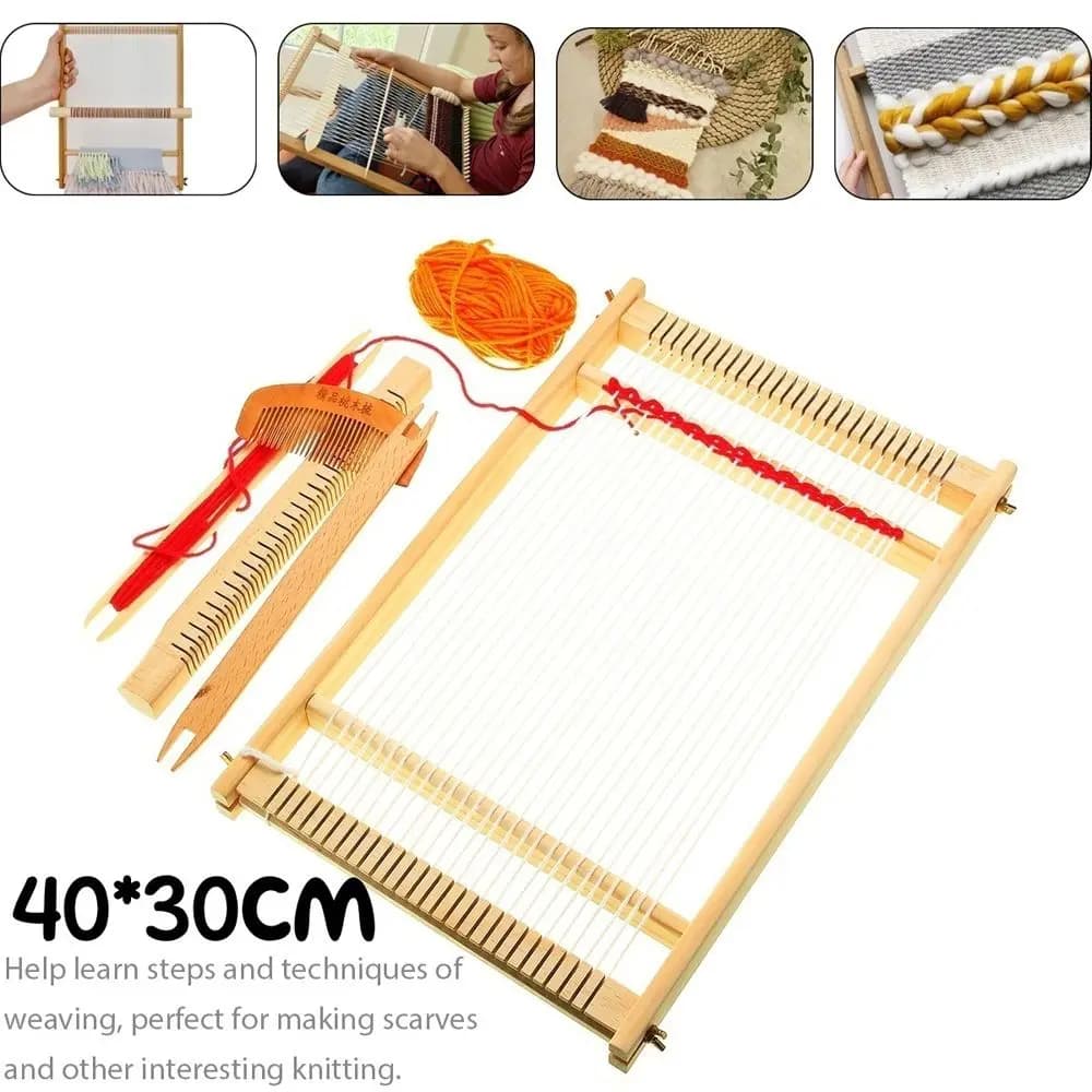 Traditional Easy Operate Comb DIY Craft For Children Girl Handcraft Weaving Loom Knitted Knitting Machine