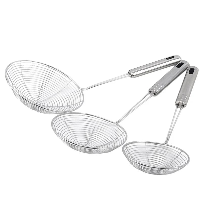 Skimmer oval Stainless Steel Filter Sweater Oil Cooking Tool Cooking Tool