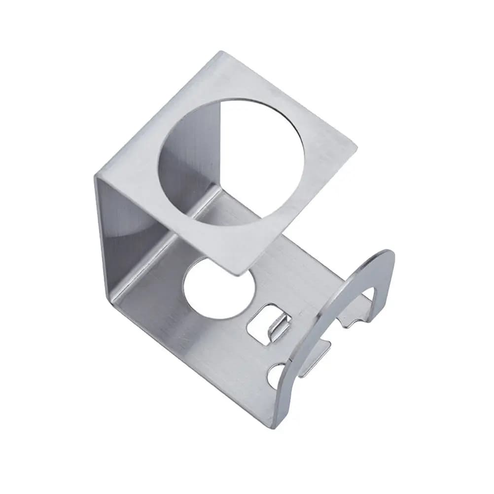 Portaspazzolino da parete in acciaio inossidabile, organizer multifunzione per bagno, per spazzolino, bicchiere e dentifricio, antiruggine
