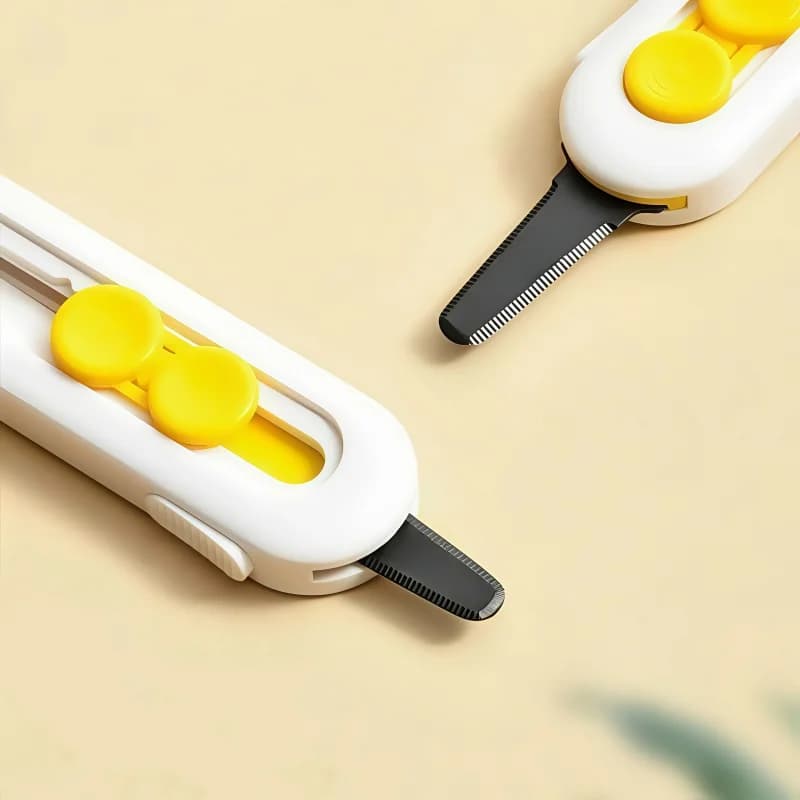 Box Cutter Mini Magnetic Box Cutter Box Cutter Safety Lock For Opening Packages Cartons Box Opener Razor Perfect For Home Use
