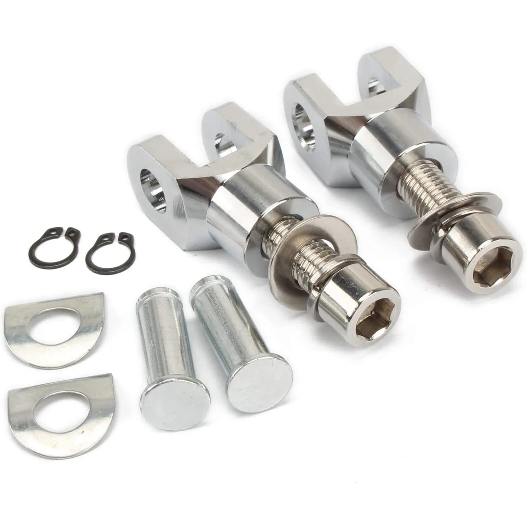 Supporto Pedane Passeggero Classy-29mm per Moto, Staffa Pedale Poggiapiedi per Softail Fatboy FLSTF 2000-2006