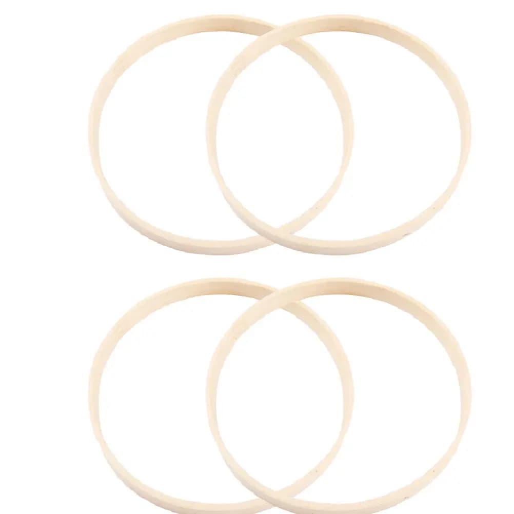 10Pcs 13Cm Bamboo Dreamcatcher Rings Round DIY Craft Rings for Mandalas Medicine Wheels Projects Curtain Ringers