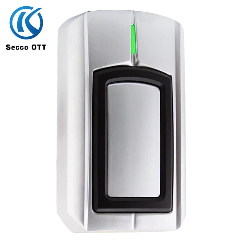 RS232 RS485 Interface Metal Shell RFID Card Reader NFC Radio Frequency Sensor Card 13.56MHz/125kHz Waterproof Design Card Reader