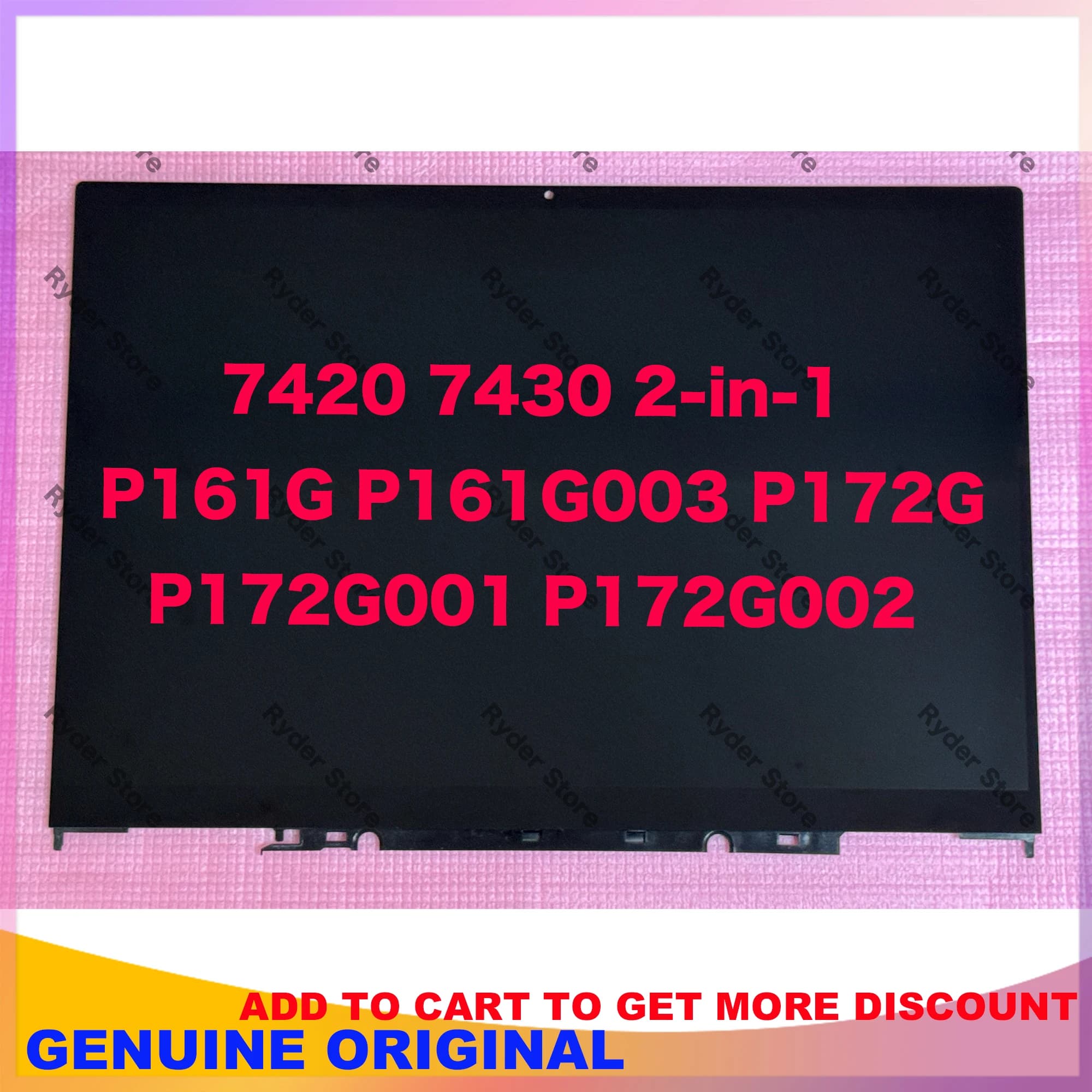 Per Dell Inspiron 14 7420 7430 2-in-1 LCD Touch Screen Assemblea di ricambio Display 14 "P161G P161G003 P172G P172G001 P172G002