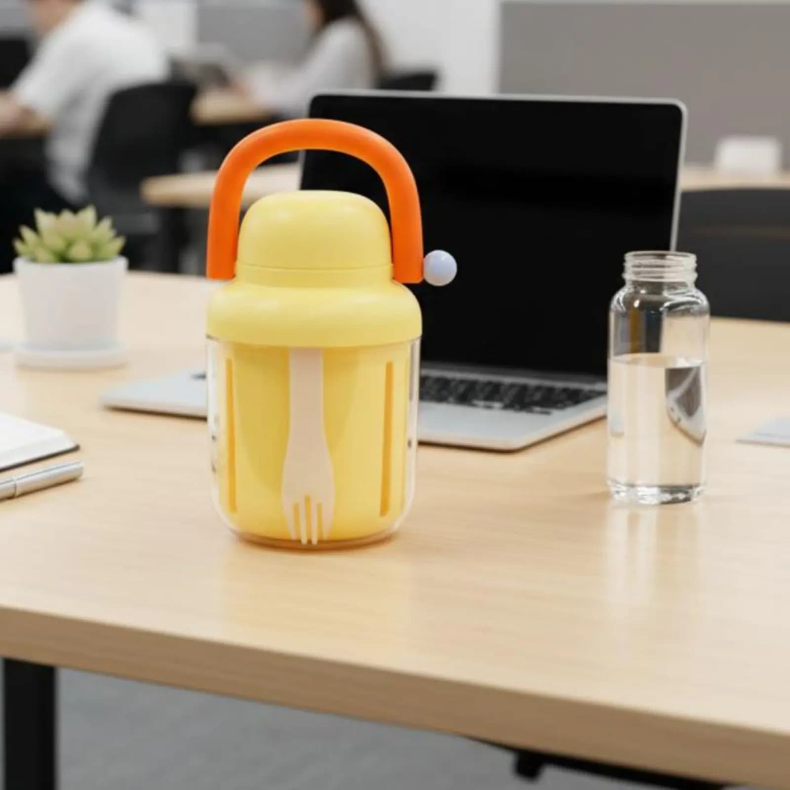 Contenitore Portatile per Insalata con Utensili, Contenitore Doppio Strato con Scolapiatti per Alimenti, Contenitore per Frutta da Asporto, Facile da Pulire