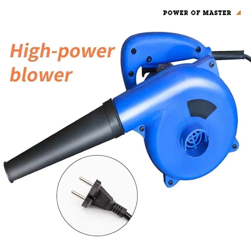 Soffiatore d'Aria Portatile ad Alta Potenza 1000W, Asciugacapelli Elettrico Manuale, Aspiratore e Soffiatore di Polvere, Utensile Elettrico