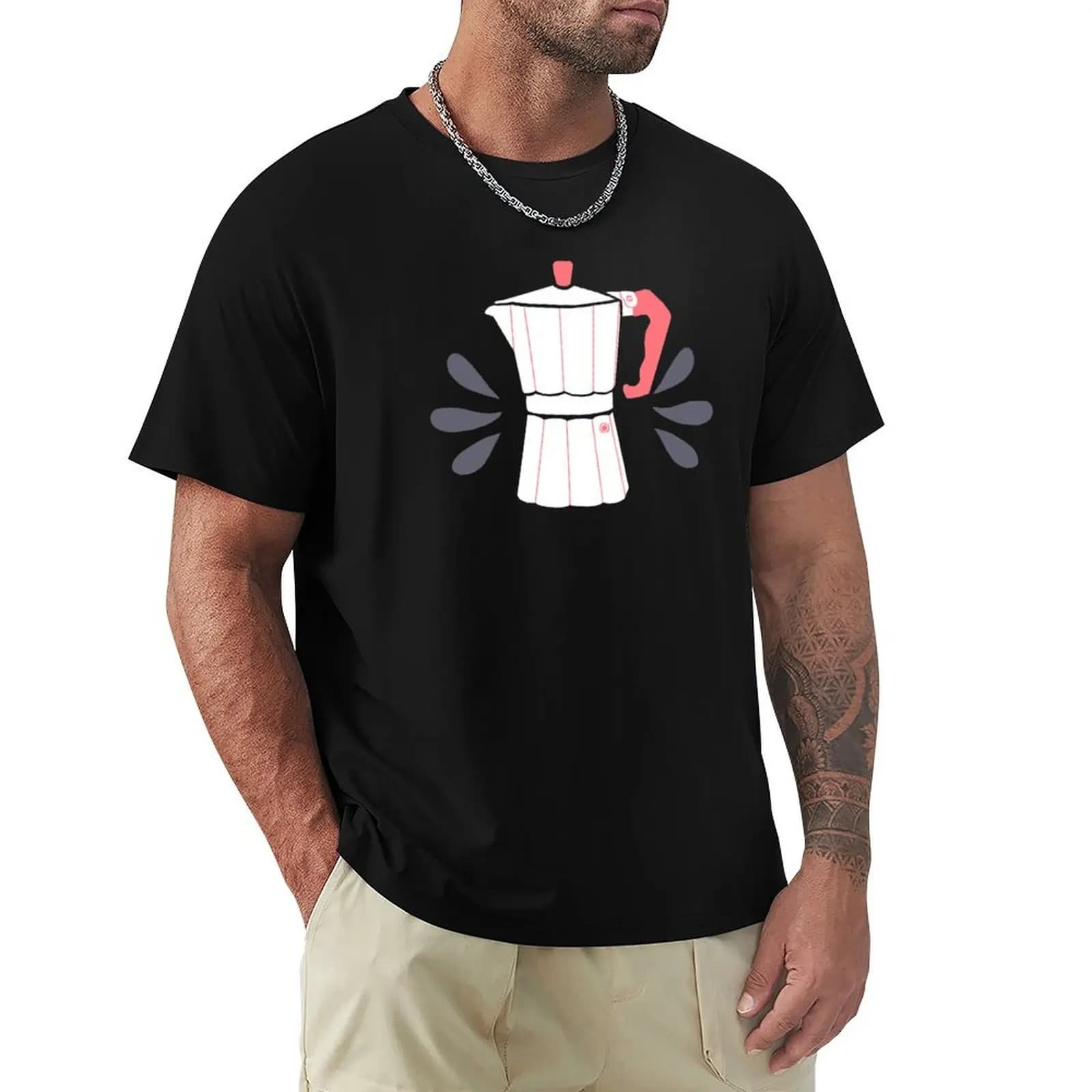 T-shirt Coffee Maker Sporty Casual ad asciugatura rapida