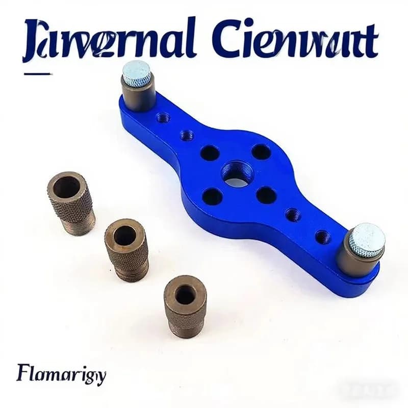 Kit di punte da trapano per la realizzazione di fori verticali in legno da 6/8/10 mm, sistema di giunzione per la lavorazione del legno, localizzatore per fori.
