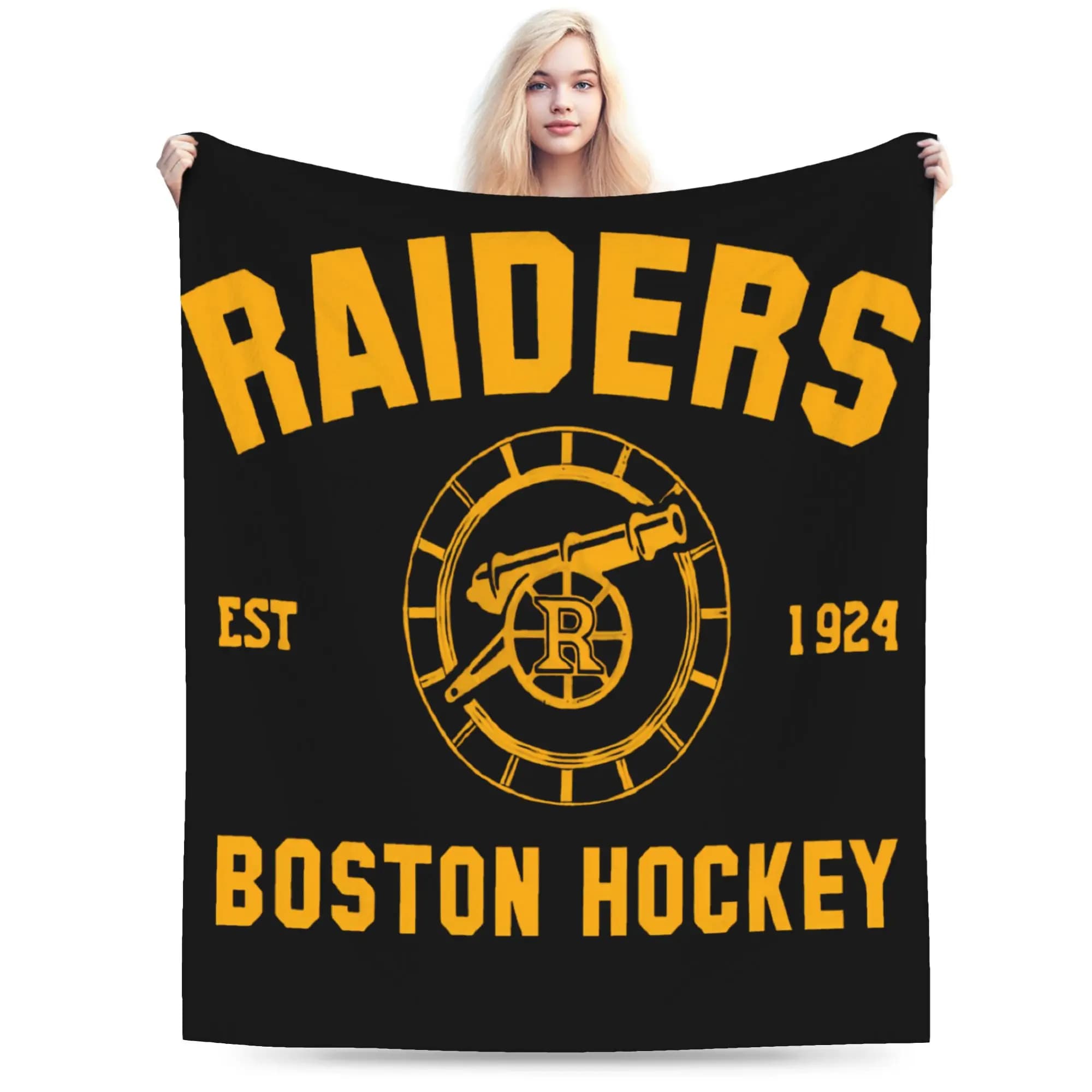 BOSTON RAIDERS Coperta in flanella Rivalry riscaldata per ragazze, coperta accogliente per letto, copriletto invernale per camera da letto, copriletto per divano