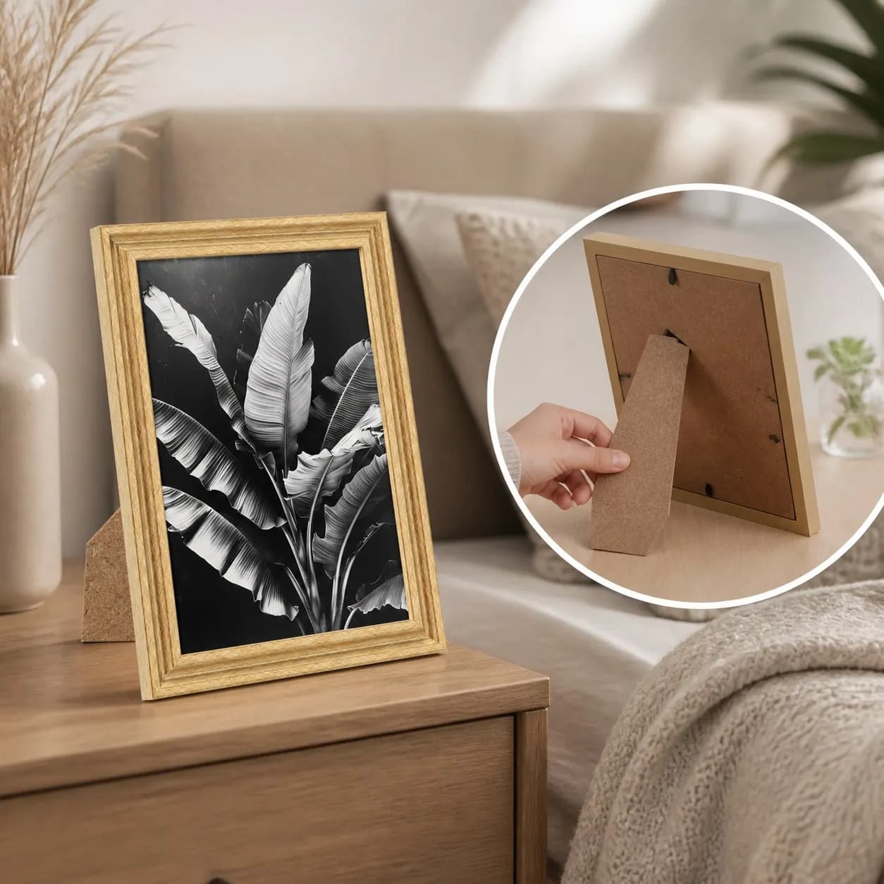 5"x7" Traditional Table Picture Frame Gold