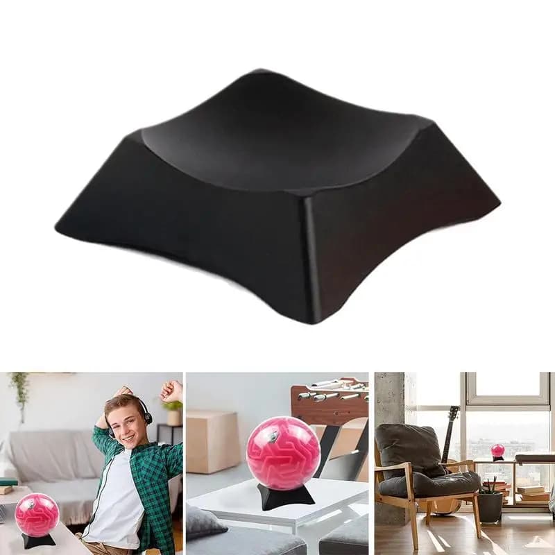 4pcs Plastic Ball Display Stand Non Slip Mini Sphere Holder For Maze Ball Golf Baseball Tennis Softball Spherical Toy Collection