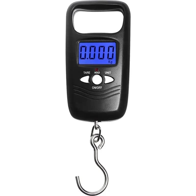 AB46-Mini Hanging Digital Pocket Luggage Scale 50Kg Hook Weight LCD Portable Weighting Scale For Fishing Hook