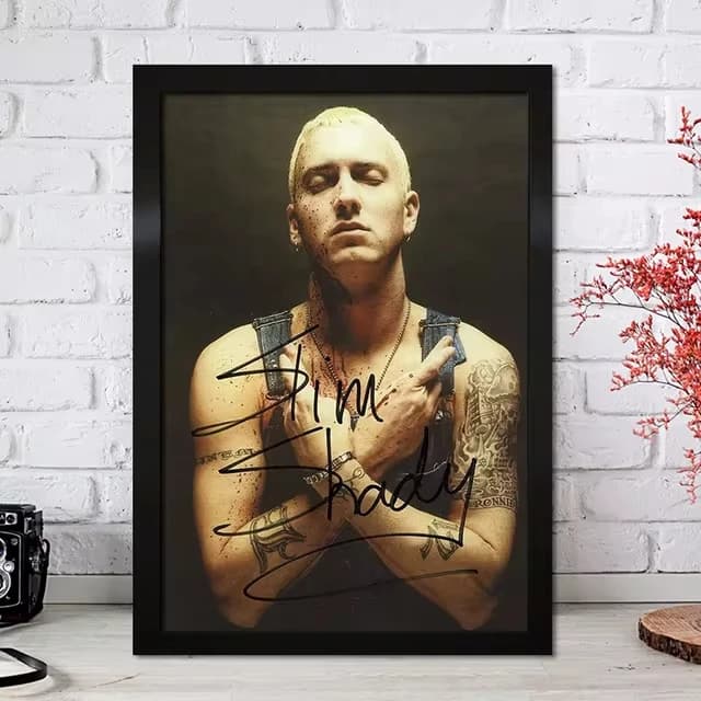 Super Rapper Eminems Posters and Prints Great Rap Singer Canvas Painting Music Star Wall Art Picture for Bedroom Home Decor-