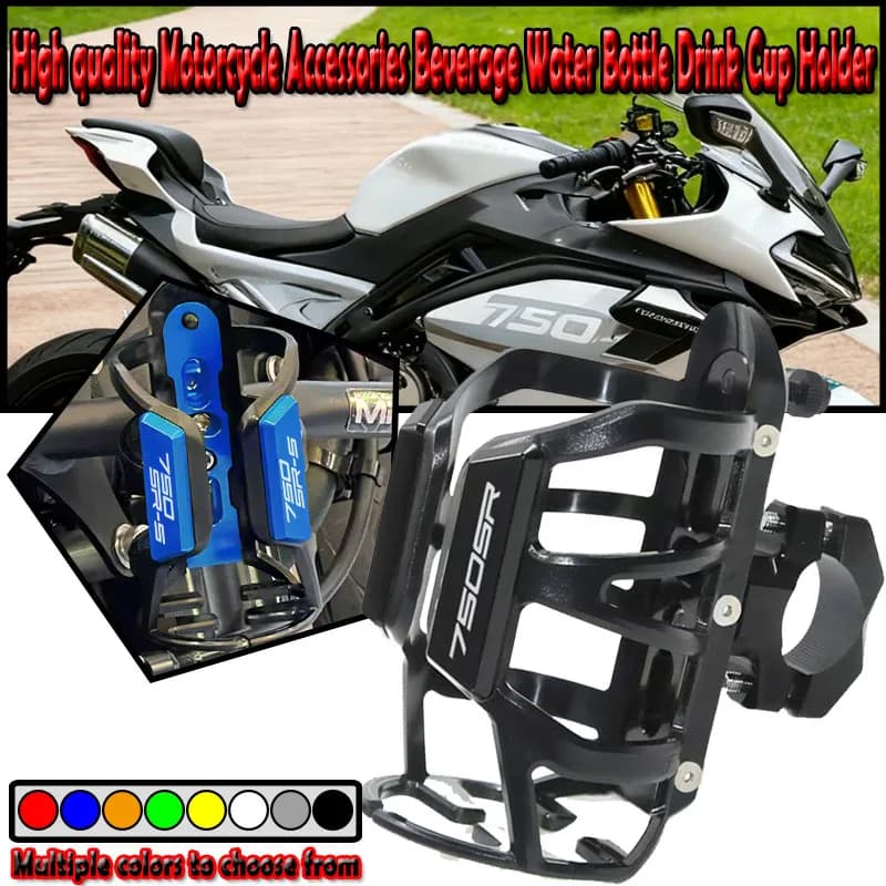 For 750SR 750SR-S 750SRS 750 SR-S 2025 2026 Motorbike Beverage Water Bottle Drink Cup Holder