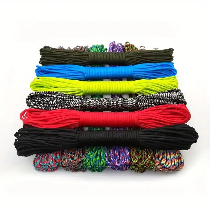 10m/20m/30m 7-Core 550 Paracord 4mm Paracord cable Survival rope kit for outdoor camping Umbrella Tent Cordino Stendibiancheria strap