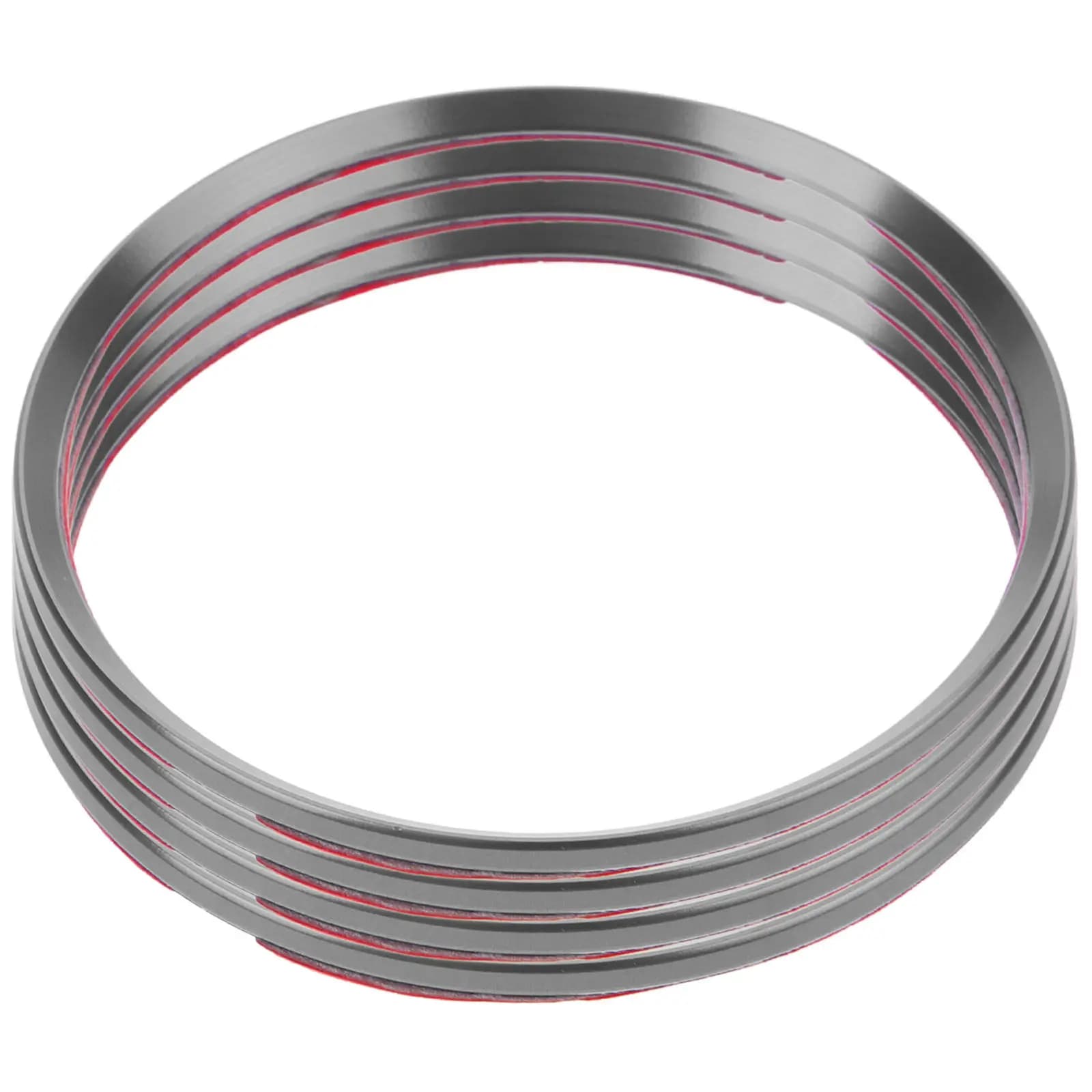 4Pcs Car Wheel Hub Cover Trim Aluminum Alloy Hub Cap Ring Tire Replacement Compatible Vehicle Tire Accessories