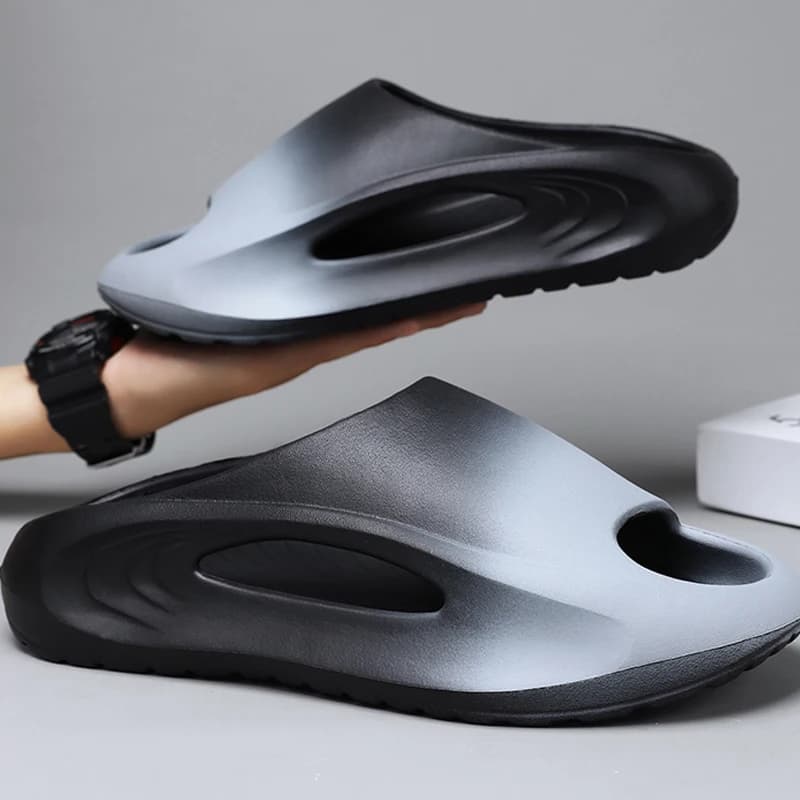 Nuove Ciabatte Sportive Estive da Uomo, Sandali Unisex alla Moda con Suola Spessa in EVA, Morbide e Traspiranti, Antiscivolo per Spiaggia