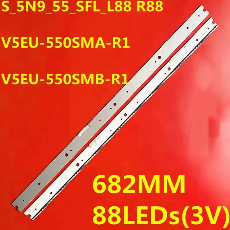 LED Backlight Strip For UN55JS850DFXZA UN55JS8500 UN55JS9000 UA55JS8000 UA55JS9800 V5EU-550SMA-R1 V5EU-550SMB-R1 LSF550FJ06-K03
