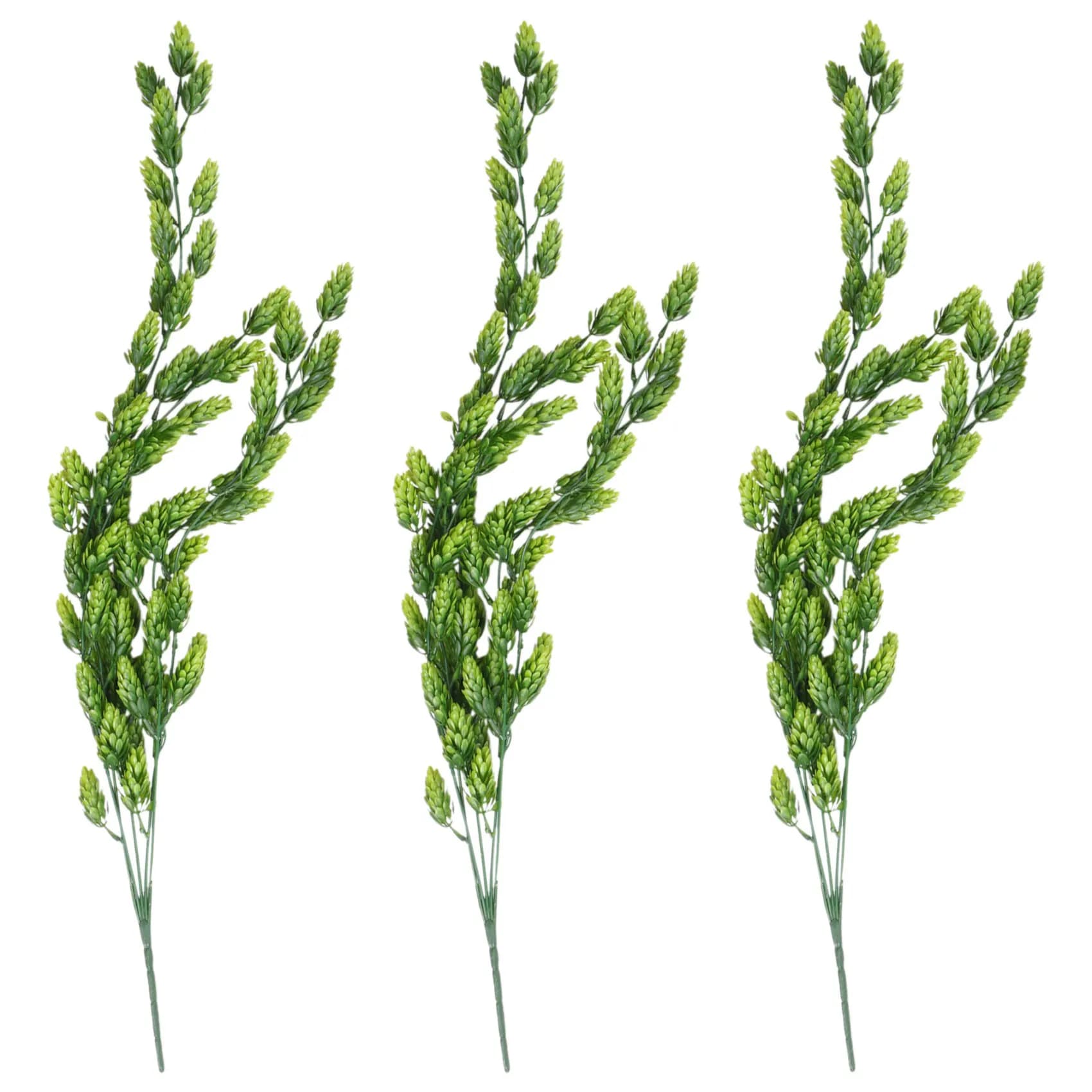 AAAF 3 Pieces Artificial Spinning Flowers, Fin Plant Pendant, Floral Decoration for Interior and Exterior, Front Door