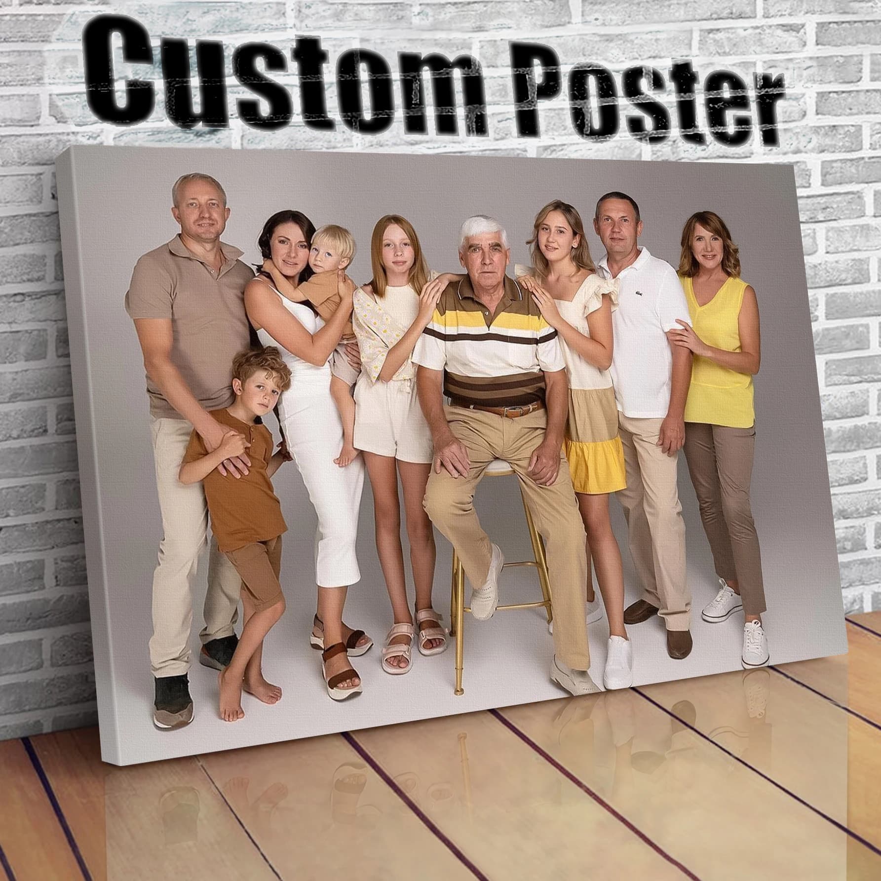 1 pezzo di stampa su tela personalizzata di tutte le dimensioni CON CORNICE FAI DA TE O SOLO TELA per decorazioni per la casa/decorazioni per la stanza/decorazioni per il bagno/decorazioni per la cucina.