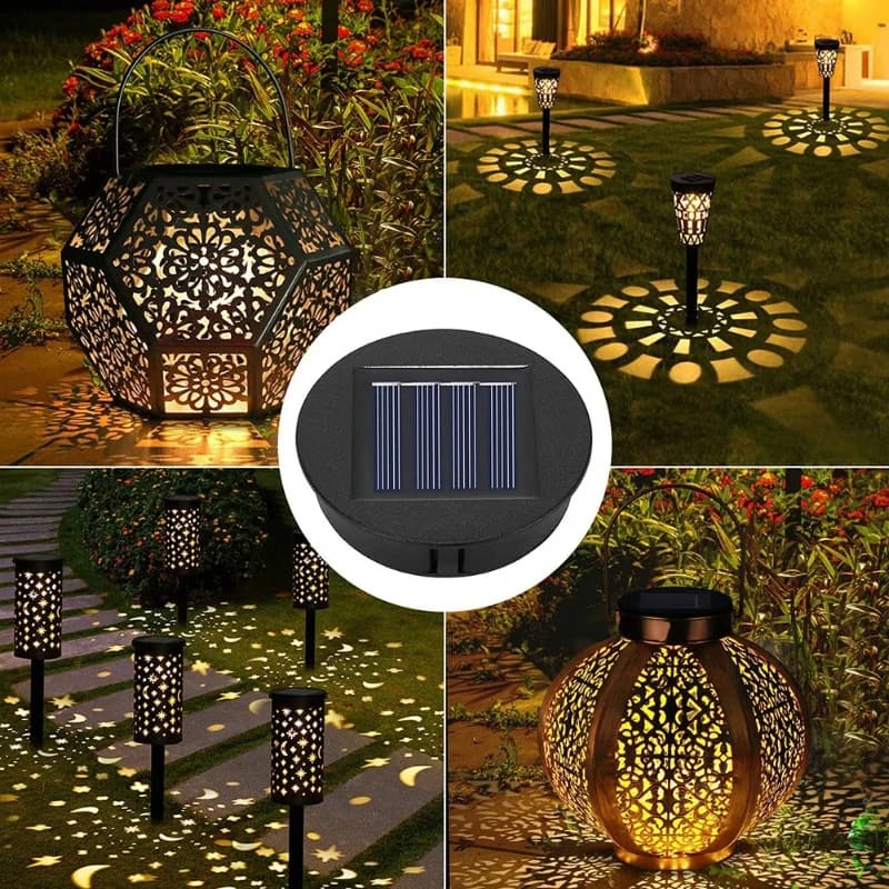 Pannello Solare con Lanterna LED Integrata, Ricambio per Luci Solari, Lanterne Sospese Fai-da-Te, Luci da Tavolo, Decorazioni da Giardino