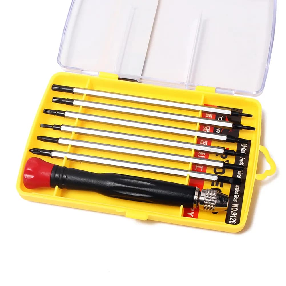 Set di Cacciaviti di Alta Precisione per Chitarra, Kit di Riparazione Fai-da-Te in Metallo per Strumenti a Corda, Inclusi Basso, Ukulele, Banjo