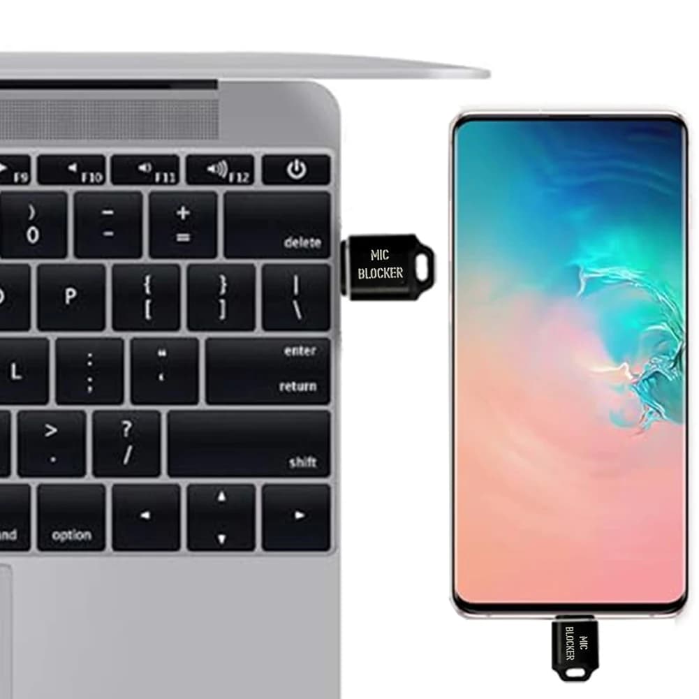 Bloccanti per Microfoni USB C Leggeri, Dispositivo di Sicurezza Audio Multifunzione Bidirezionale per Ufficio e Casa