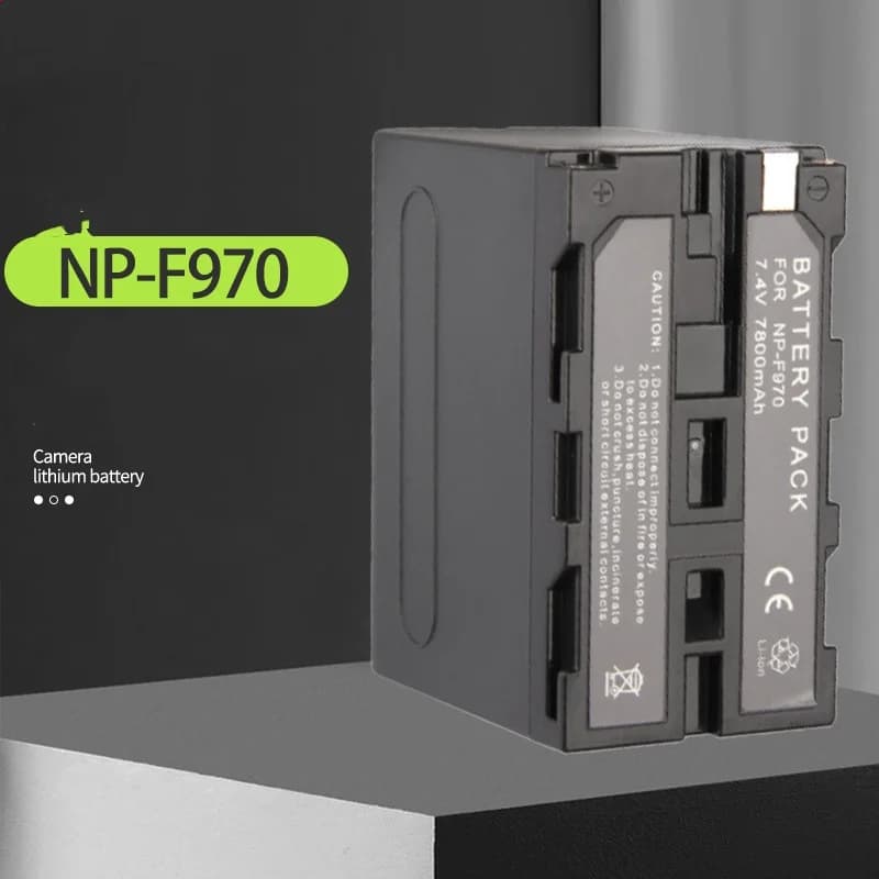 Batteria 7800mAh NP-F970 NPF970 F970 per Sony 930 F950 F960 F770 F570 CCD-RV100 TRV58 DCR-TRV110K RV100 TRV58 DSR-PD1 caricatore USB