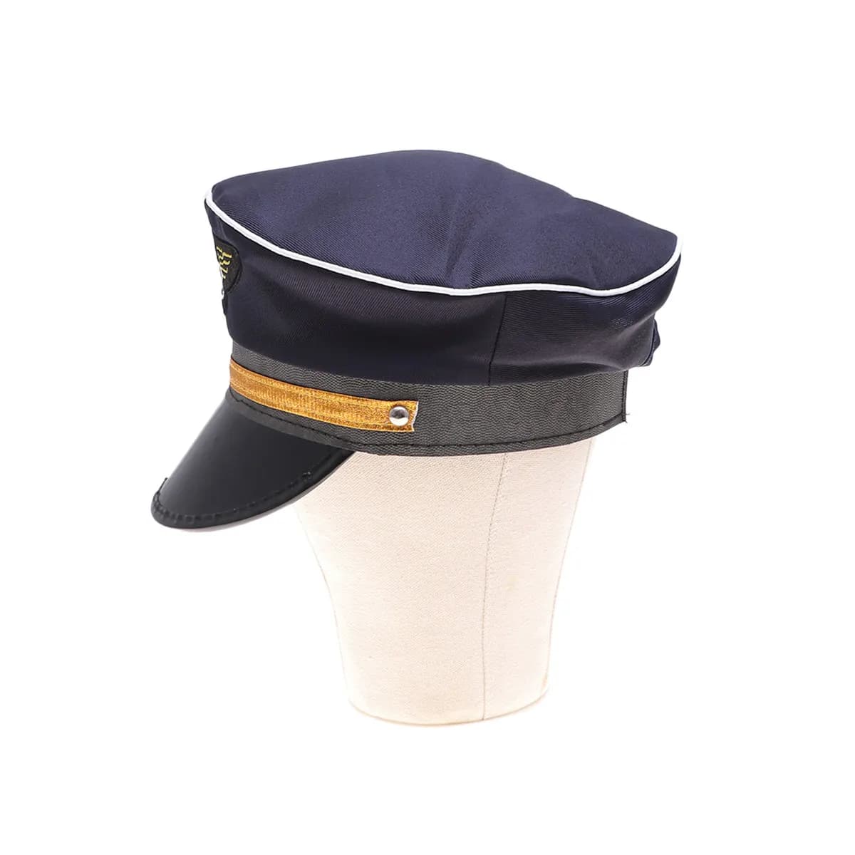 Captain Pilot Hat Flight Attendant Costume Accessory For Adults Teens Party Cosplay Halloween Dress Up Cap Theater Play