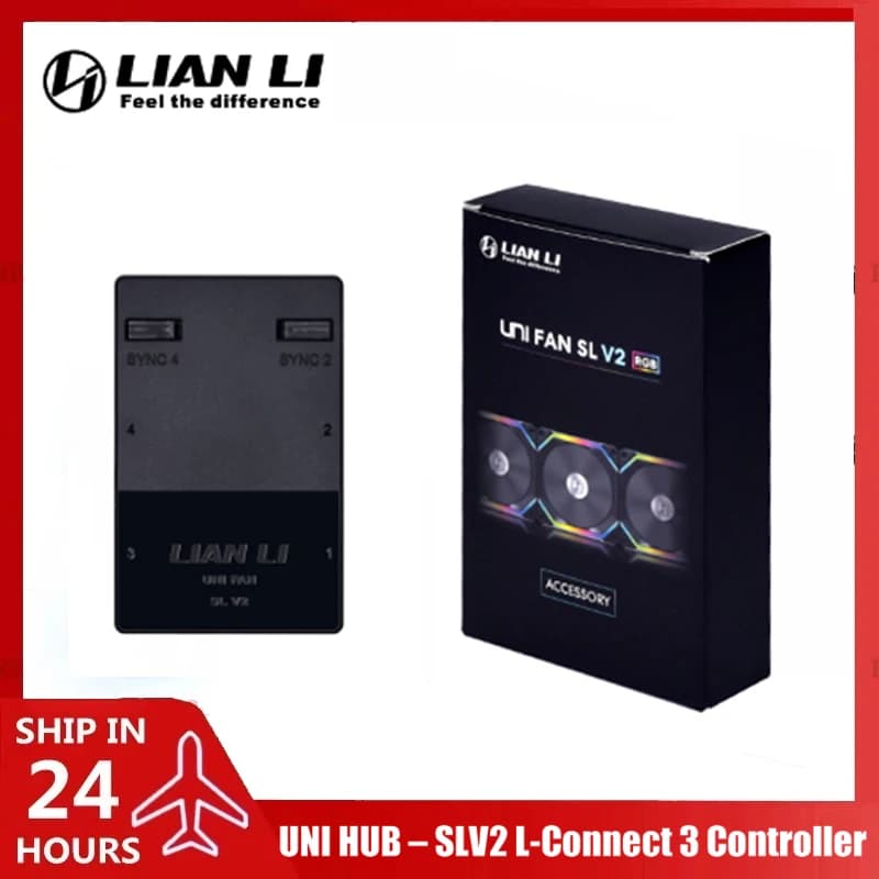 LIAN LI SL120 V2 Controller Kit, UNI Fan HUB – SLV2 Support L-Connect 3