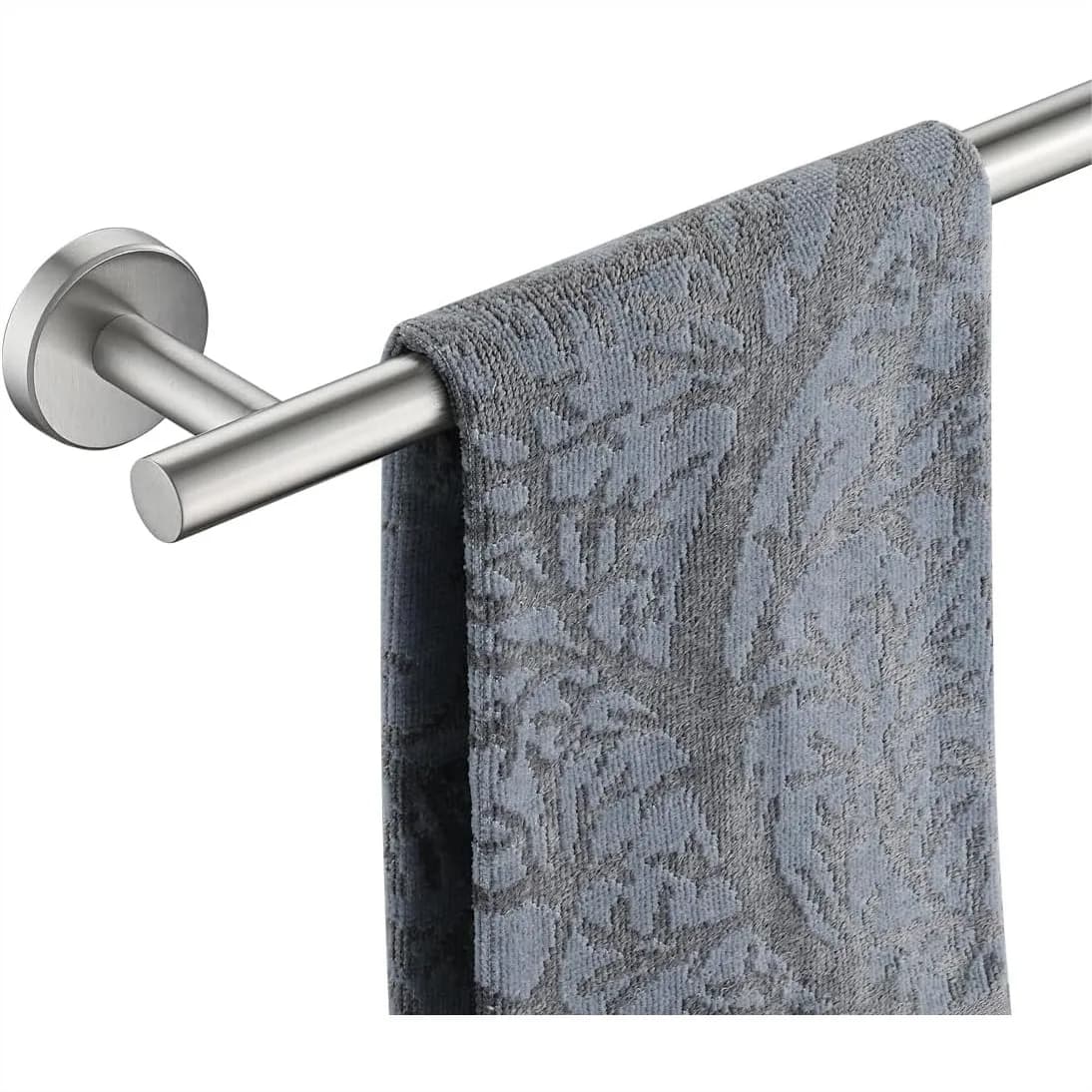 Portasciugamani da parete in acciaio inox 304, spessore 0,8 mm, 20,5 pollici, lunghezza utilizzabile 18 pollici, finitura spazzolata