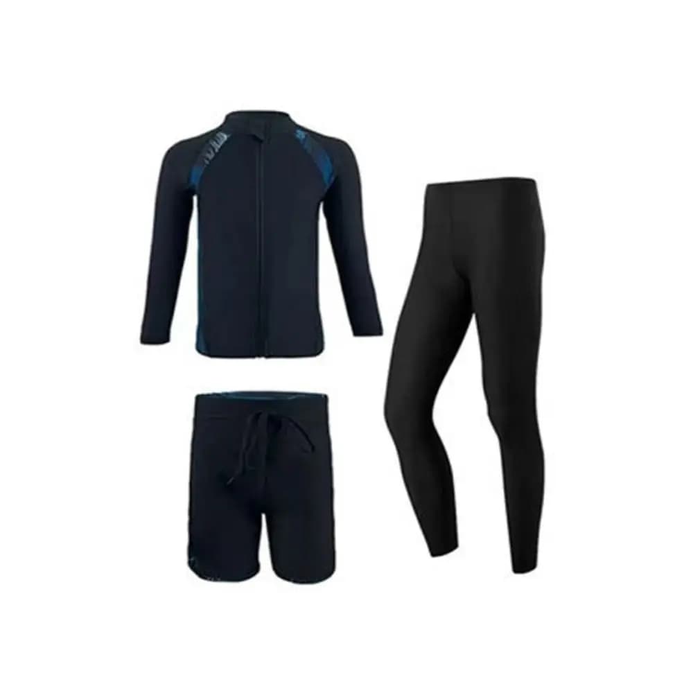 Muta Subacquea a Maniche Lunghe con Pantaloni Lunghi, in Materiale Morbido, Stile Zip, Protezione Solare, per Snorkeling, Uomo e Donna
