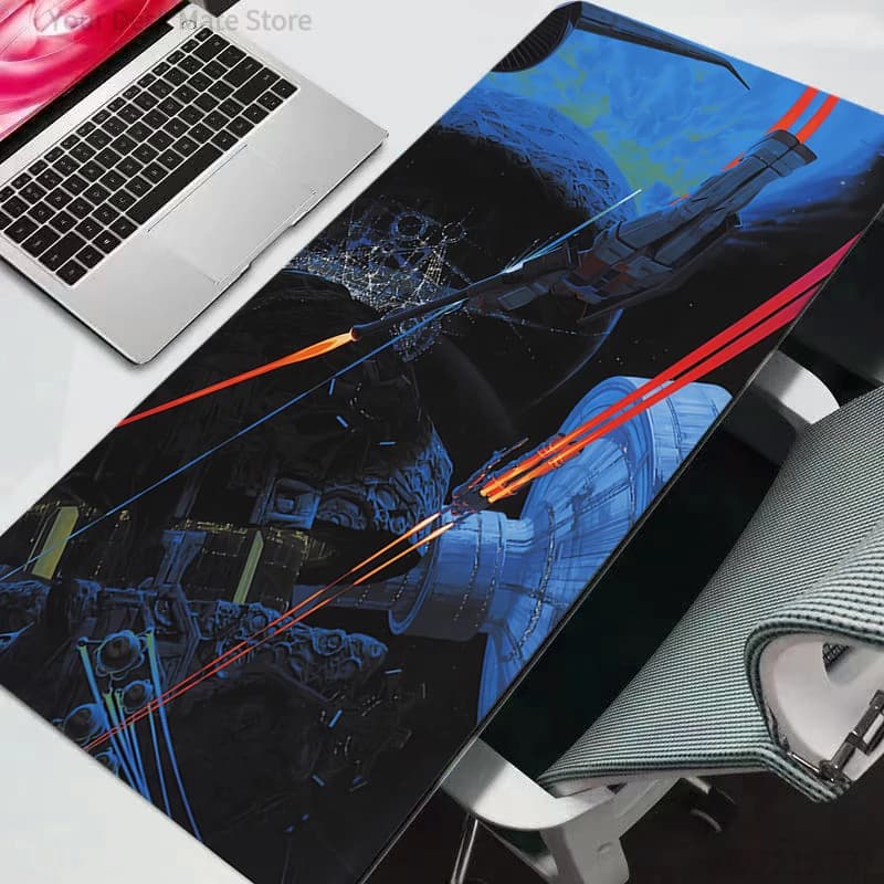 Tappetino per Mouse XXL Grande, Tappetino da Scrivania per Tastiera PC Mobile Suit Gundam, Accessori Gaming, Mousepad