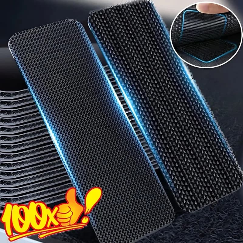 10-100PCS Nastro di fissaggio autoadesivo Adesivo di fissaggio per tappeti extra resistente Nastri adesivi automatici di fissaggio con gancio e anello a doppio lato