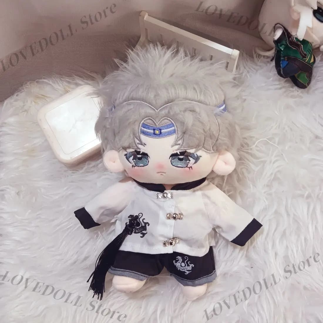 Game Adorable Animal Boy Kawaii Cosplay Soft Cotton Doll Body With Skeleton Cartoon Dress Up Toy Figures Fans Gift