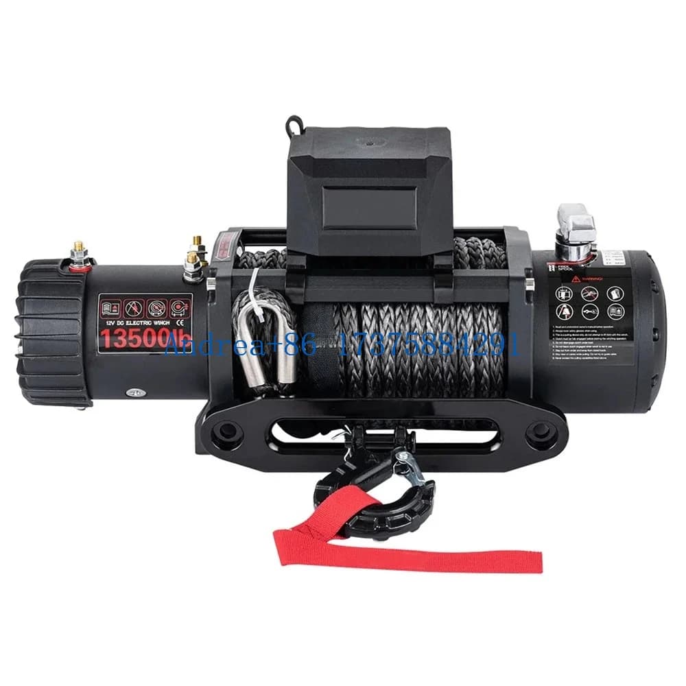 4 x4 Overland pickup Suv Field Rescue 12V Heavy Du ty verricello elettrico per ancora per barca verricello per rimorchio per auto telecomando Wireless