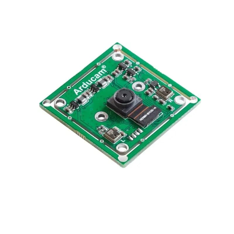 Modulo fotocamera USB Arducam 8MP 1080P, webcam mini UVC USB 2.0 CMOS IMX219 da 1/4" con doppio microfono