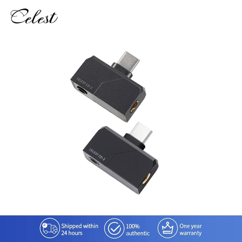 Nuovo Celest CD-2 Audio Portatile DAC Amplificatore Per Cuffie DSD Amp HiFi Supporto 32bit/384kHz 3.5mm 4.4mm Per Android iOS Mac Win10