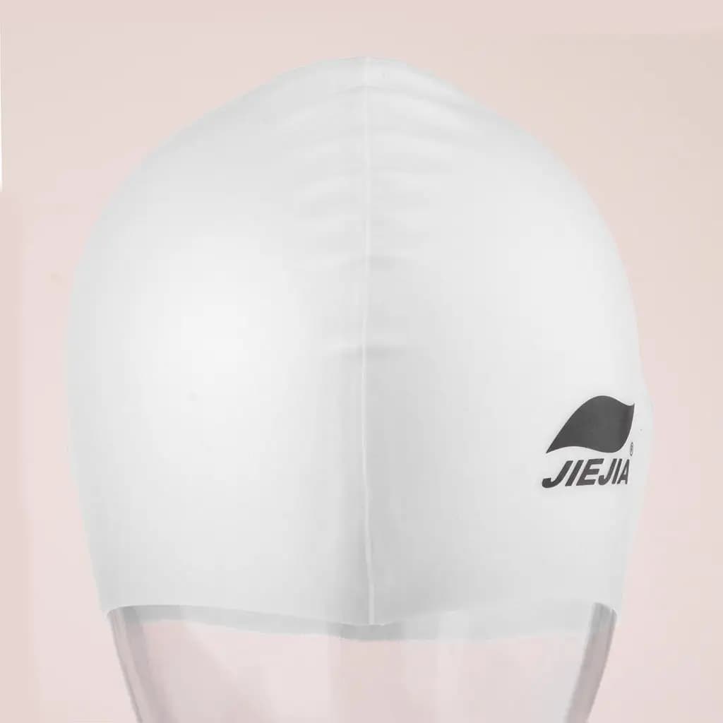 Silicone Non-slip Swimwear Solid Color Waterproof Swimming Hat for Pool