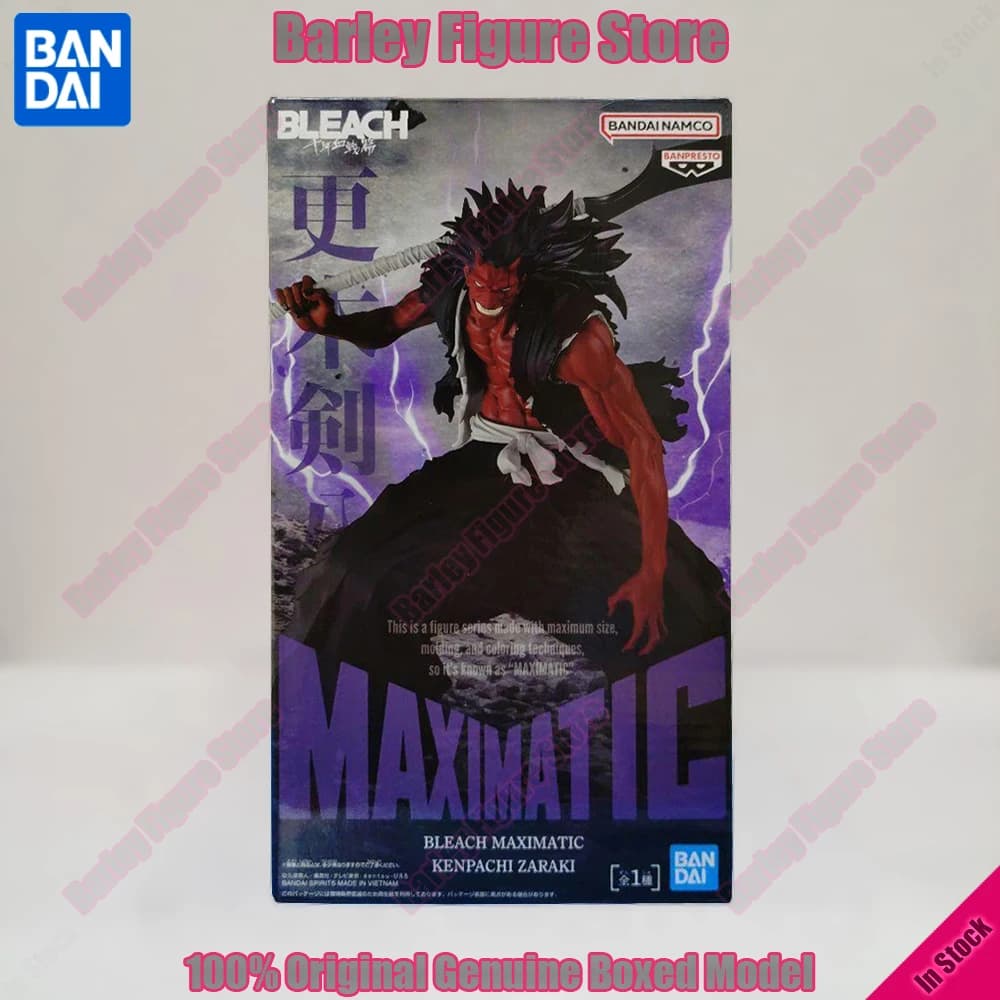 Official BANPRESTO MAXIMATIC BLEACH Kenpachi Zaraki Bankai Demon Form 24cm Anime Action Figures Collectible Model Figure Gift