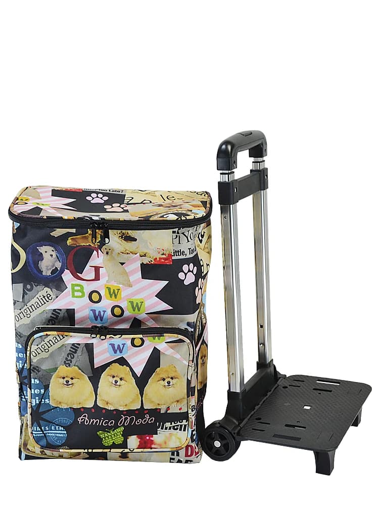 Carrelli pieghevoli per auto con tappo per verdure in tessuto di bue pieghevole in lega di alluminio per organizer per la casa op