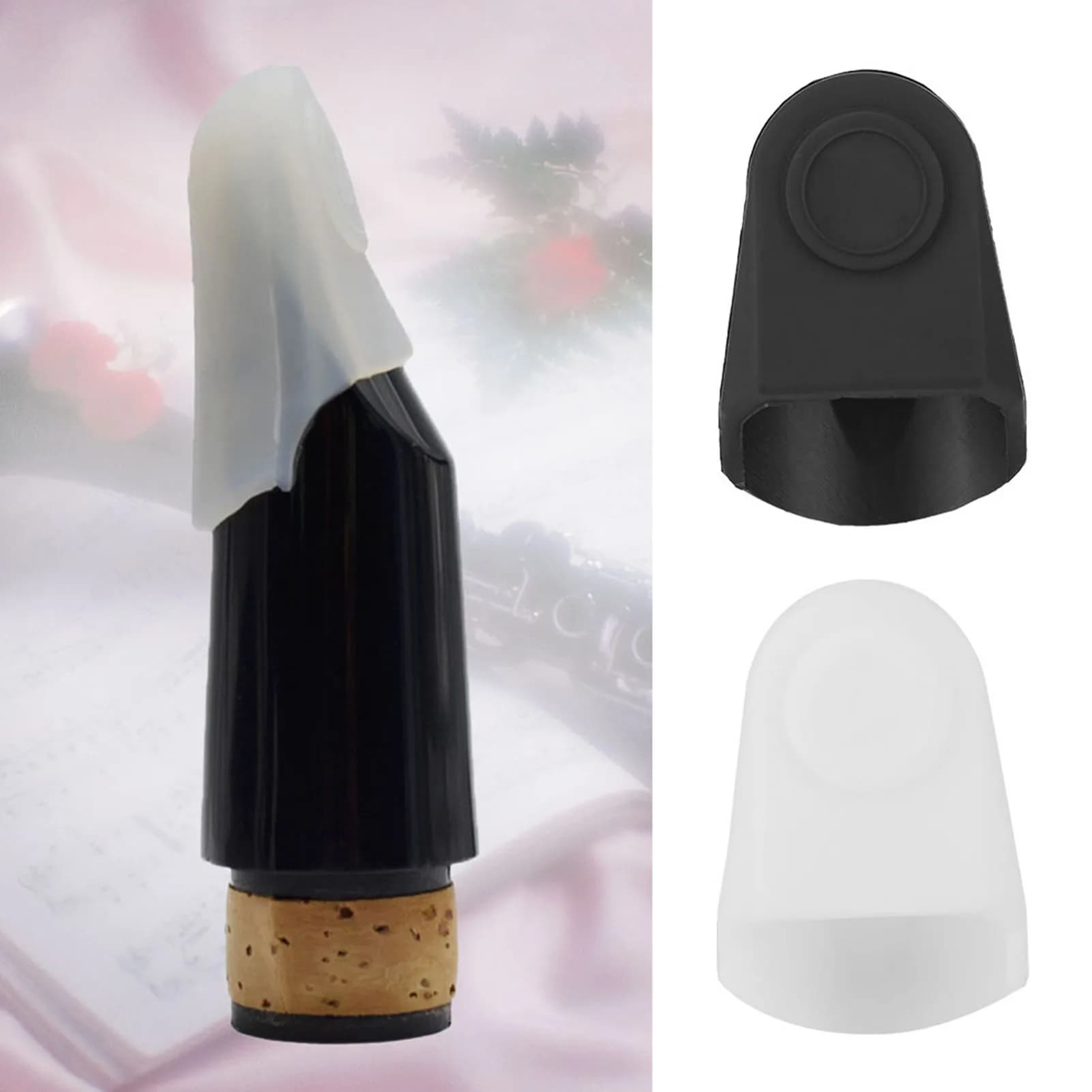 Instrument Accessory Rubber Clarinet Saxophone Mouthpiece Cap Tip Reed Care Protector Accessory Saxophone Mouthpiece Protector