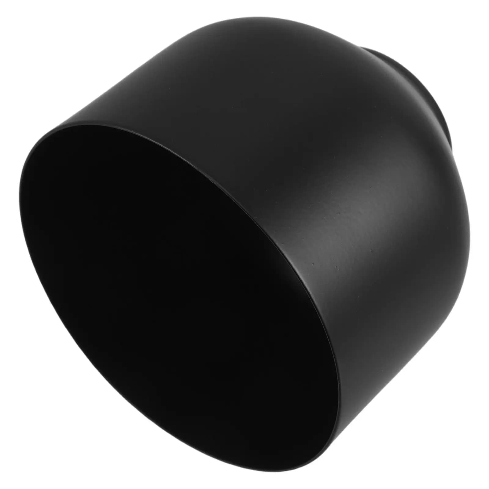 Warmer Lampshade Metal Replacement Lamp Cover Black 10Mm Hole Diameter Minimalist Lamp Shade for Desk Light Farmhouse