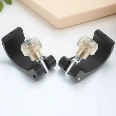 2 Set di Fermagli Esterni per Bastoni da Trekking, Clip di Bloccaggio in Nylon, Fibbia Compatta e Portatile per Escursionismo e Backpacking
