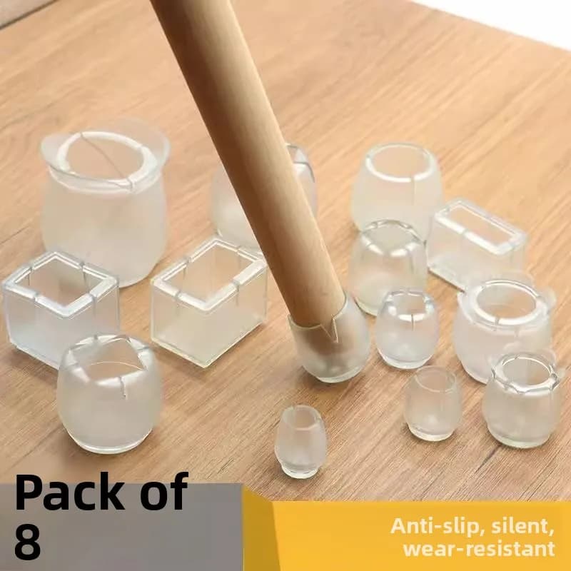 Coprigambe in Silicone Antiscivolo per Divano e Tavolo, Protezione Antiscivolo per Gambe di Mobili e Letti, Stile Moderno e Semplice