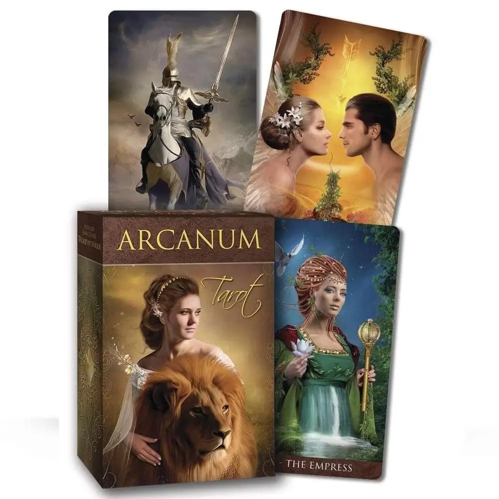 10.3*6cm Full English Arcanum Tarot 78 carte Deck misteriosa divinazione Oracle carte da gioco Family Party gioco da tavolo