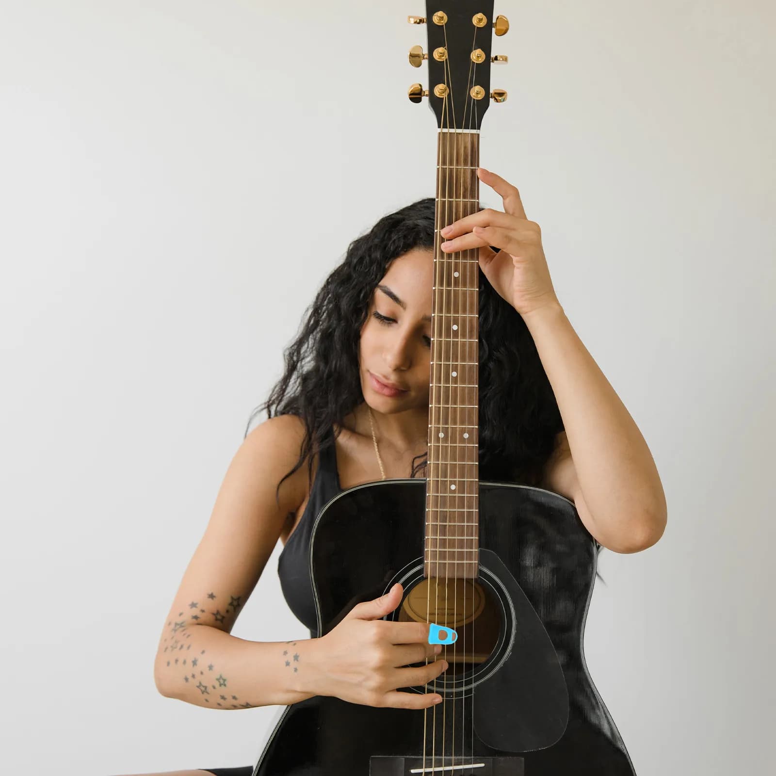 10 Pezzi Protezioni per le Dita in Silicone per Chitarra, Morbide e Traspiranti, Adatte per Principianti di Ukulele